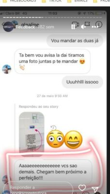 Avaliação de cliente
