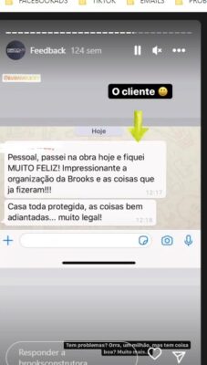 Avaliação de cliente